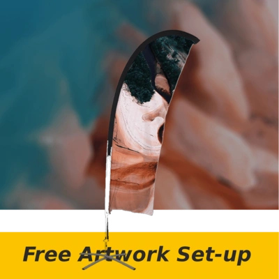  Free Artwork  -  Feather Flag