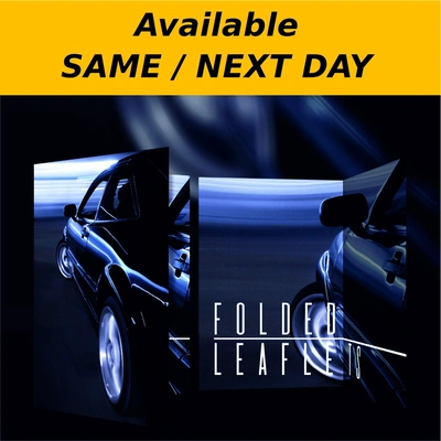  Same Or Next Day Print  -  A4 Paper Leaflets