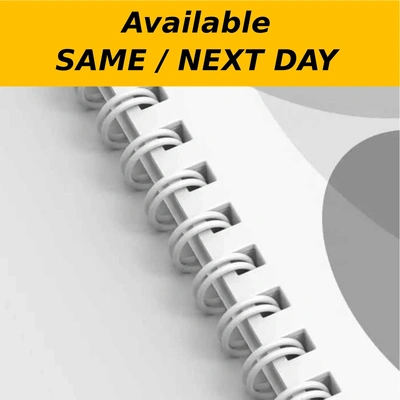  Same Or Next Day Print  -  Wiro Bound Books  -  Greyscale