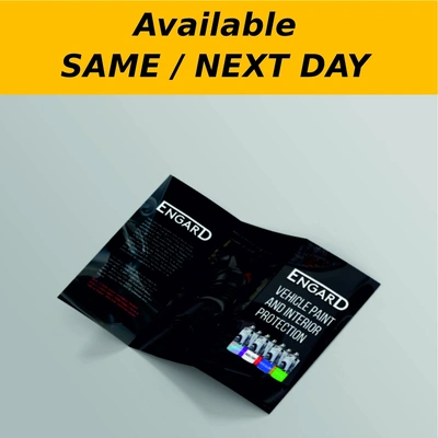  Same Or Next Day Print  -  A4 Creased Leaflets
