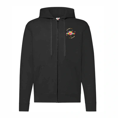  Star Steppers Zip Hoodie Front With No Arm Print
