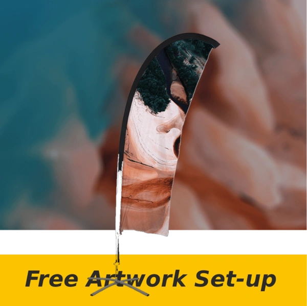  Free Artwork  -  Feather Flag