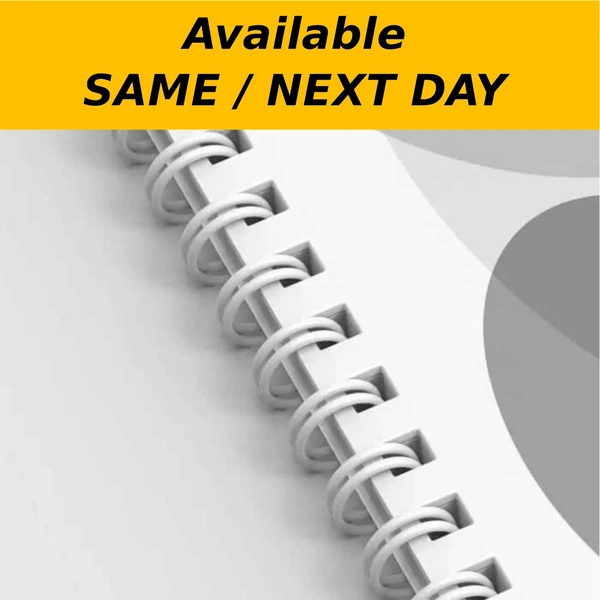  Same Or Next Day Print  -  Wiro Bound Books  -  Greyscale