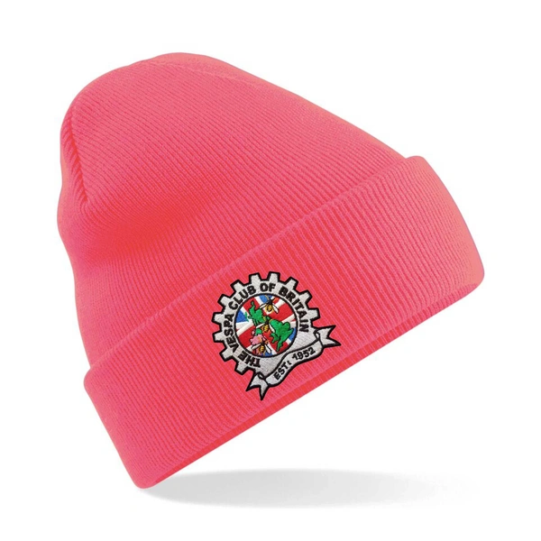  Vcb Beanie Hat  -  Fluorescent Pink