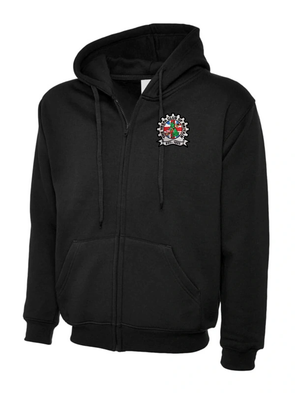  Vespa Club Of Britain  -  Black Zip Up Hoodie