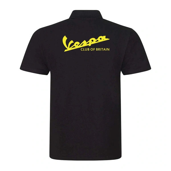  Vespa Polo Shirt  -  Italic Vcb Back Print