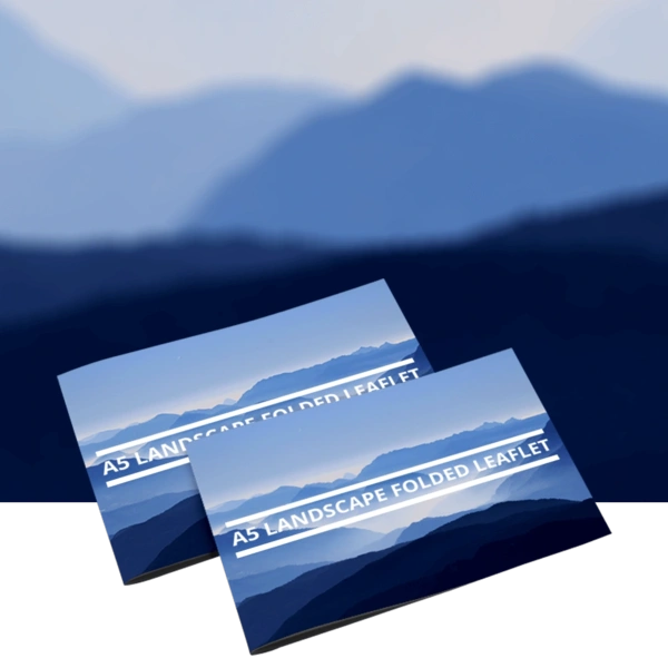 Landscape Folded Leaflets