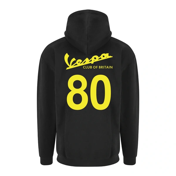  Vespa Standard Hoodie  -  80 Italic Vcb Back Logo
