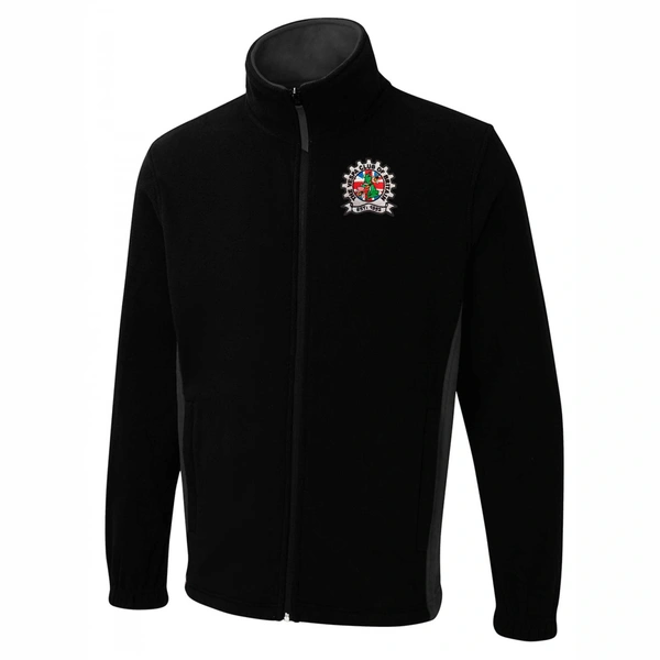  Vespa Two Tone Fleece  -  Black & Charcoal
