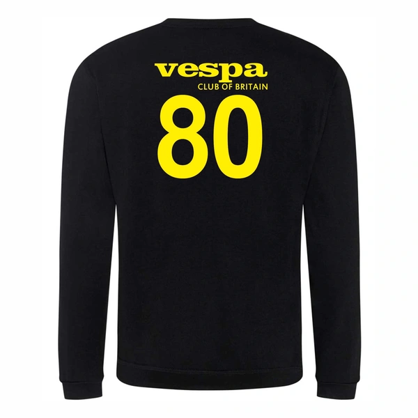  Sweatshirt  -  80 Retro Vespa Back