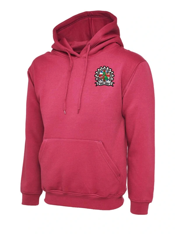  Vespa Club Of Britain  -  Hot Pink Pull Over Hoodie