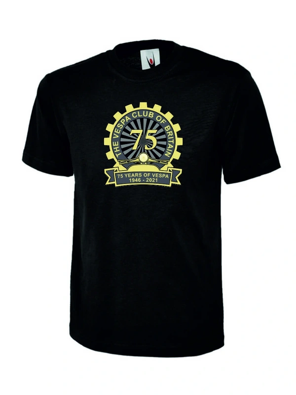  75th T - Shirt With Chest Print