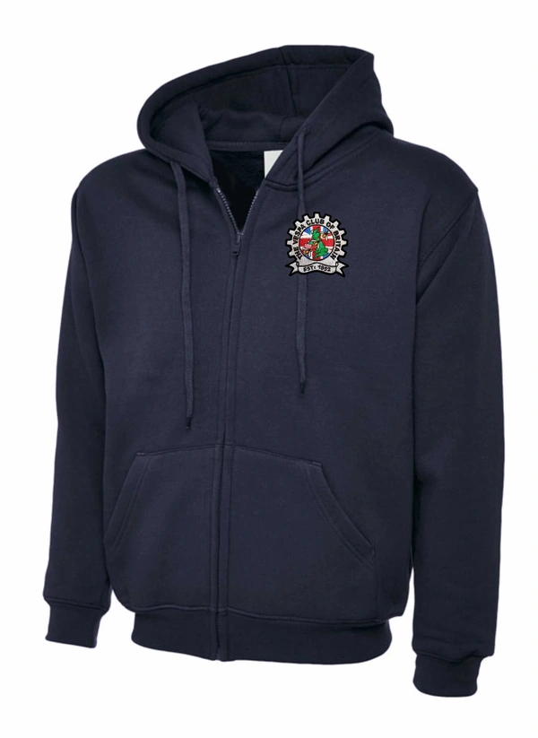  Vespa Club Of Britain  -  Navy Zip Up Hoodie