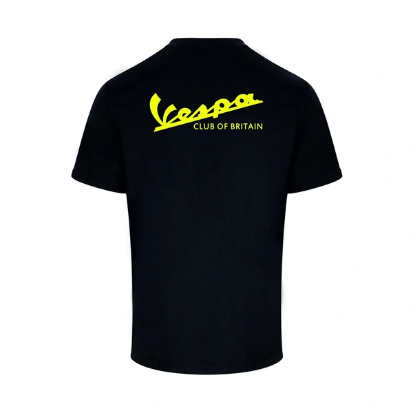  Vespa T - Shirt With Italic Vcb Logo Back Print