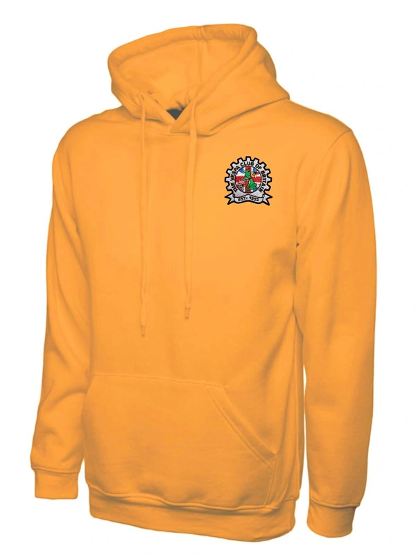  Vespa Club Of Britain  -  Orange Pull Over Hoodie