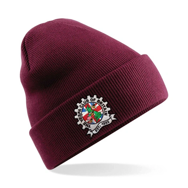  Vcb Beanie Hat  -  Burgundy