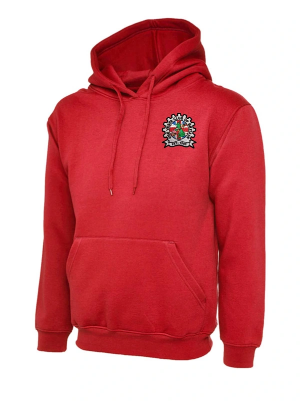  Vespa Club Of Britain  -  Red Pull Over Hoodie